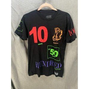 Rock Smith‎ Shirt Adult Small Black Short Sleeve Pullover Tee Mens